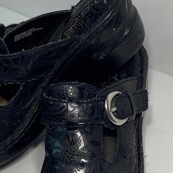 BOC Born Concepts Black Floral Buckle Backless - Picture 6 of 10